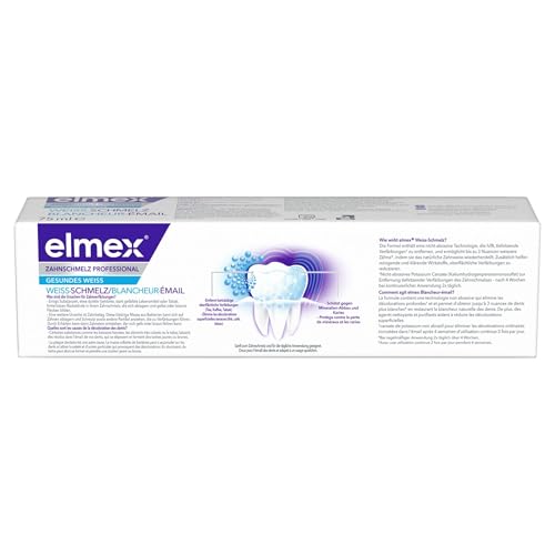 elmex® Zahnschmelz Professional Weiss-Schmelz Zahnpasta 75ml