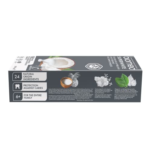 BIOMED Biomed Super White Fluorid freie Coconut Oil Toothpaste, 99 Prozent Natural Ingredients, 100g