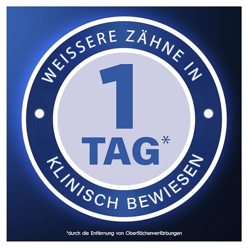 Oral-B Pro 3D White Clinical Intensive Whitening Zahnpasta - 2x75ml, Zahncreme/Toothpaste für Weißere Zähne in 1 Tag, Made in Germany, Kühle Minze Geschmack