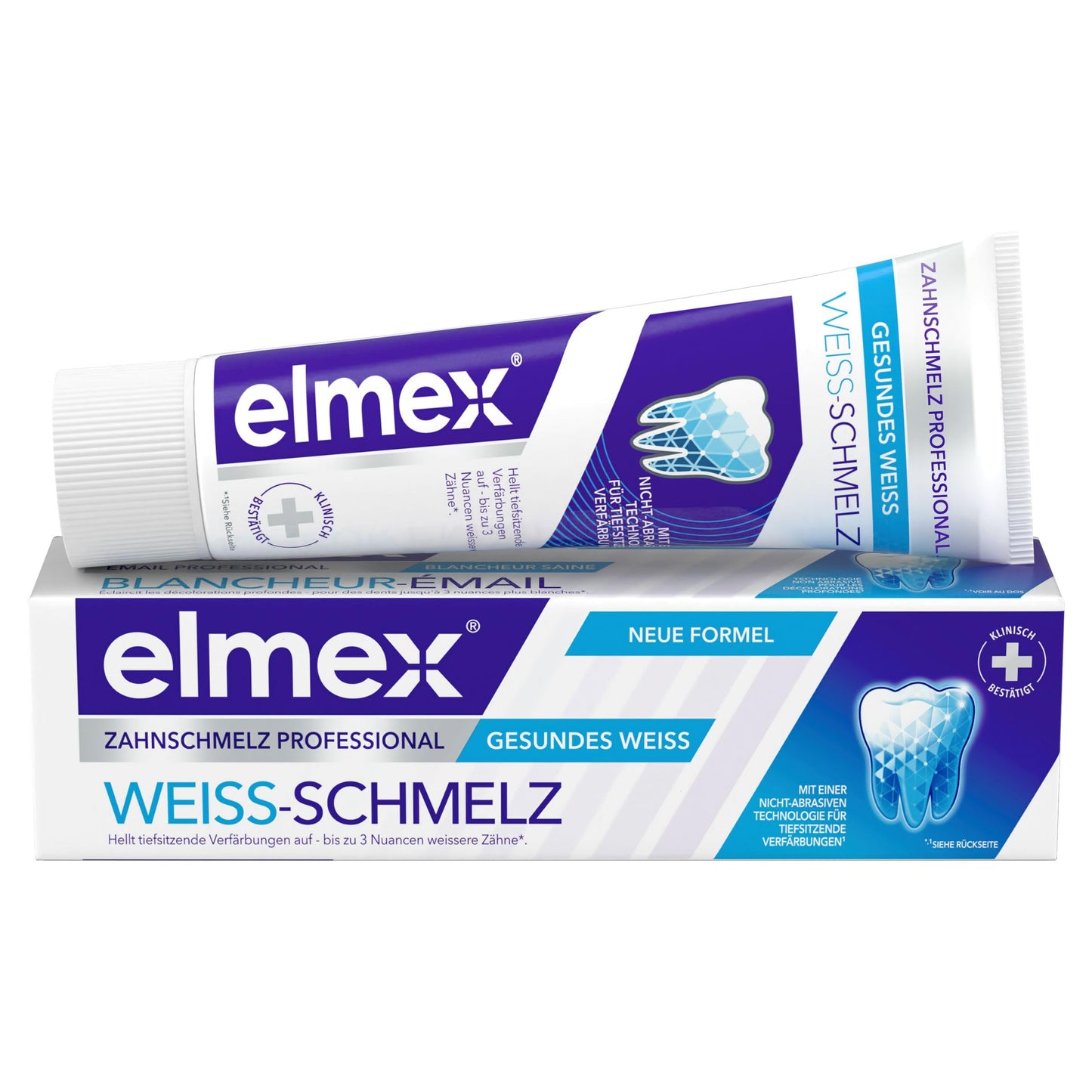 elmex® Zahnschmelz Professional Weiss-Schmelz Zahnpasta 75ml