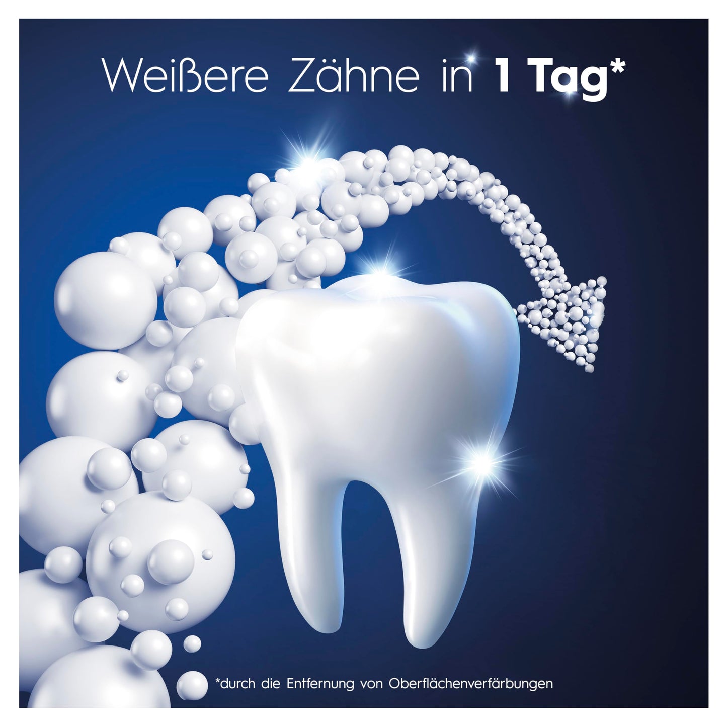 Oral-B Pro 3D White Clinical Intensive Whitening Zahnpasta - 2x75ml, Zahncreme/Toothpaste für Weißere Zähne in 1 Tag, Made in Germany, Kühle Minze Geschmack