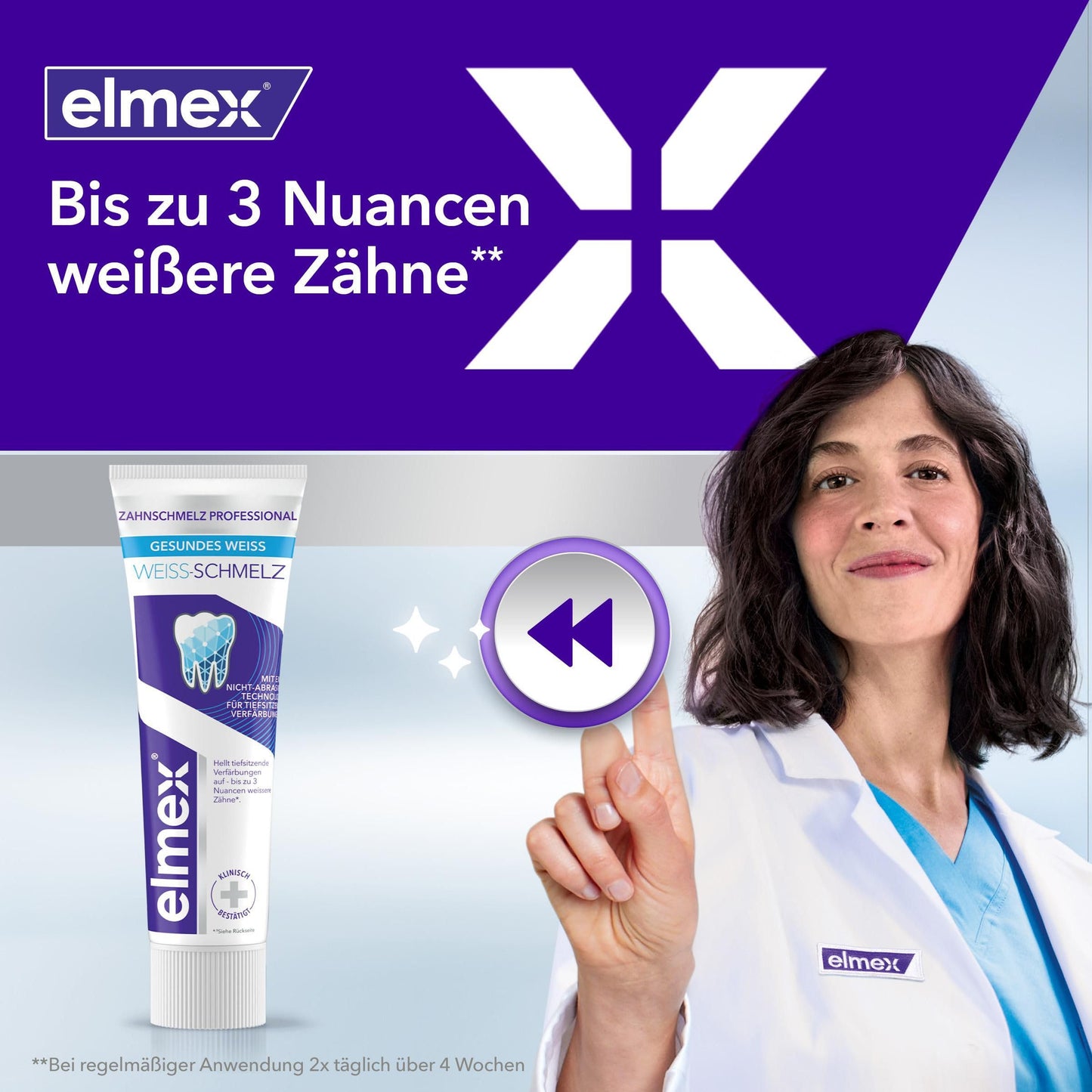 elmex® Zahnschmelz Professional Weiss-Schmelz Zahnpasta 75ml