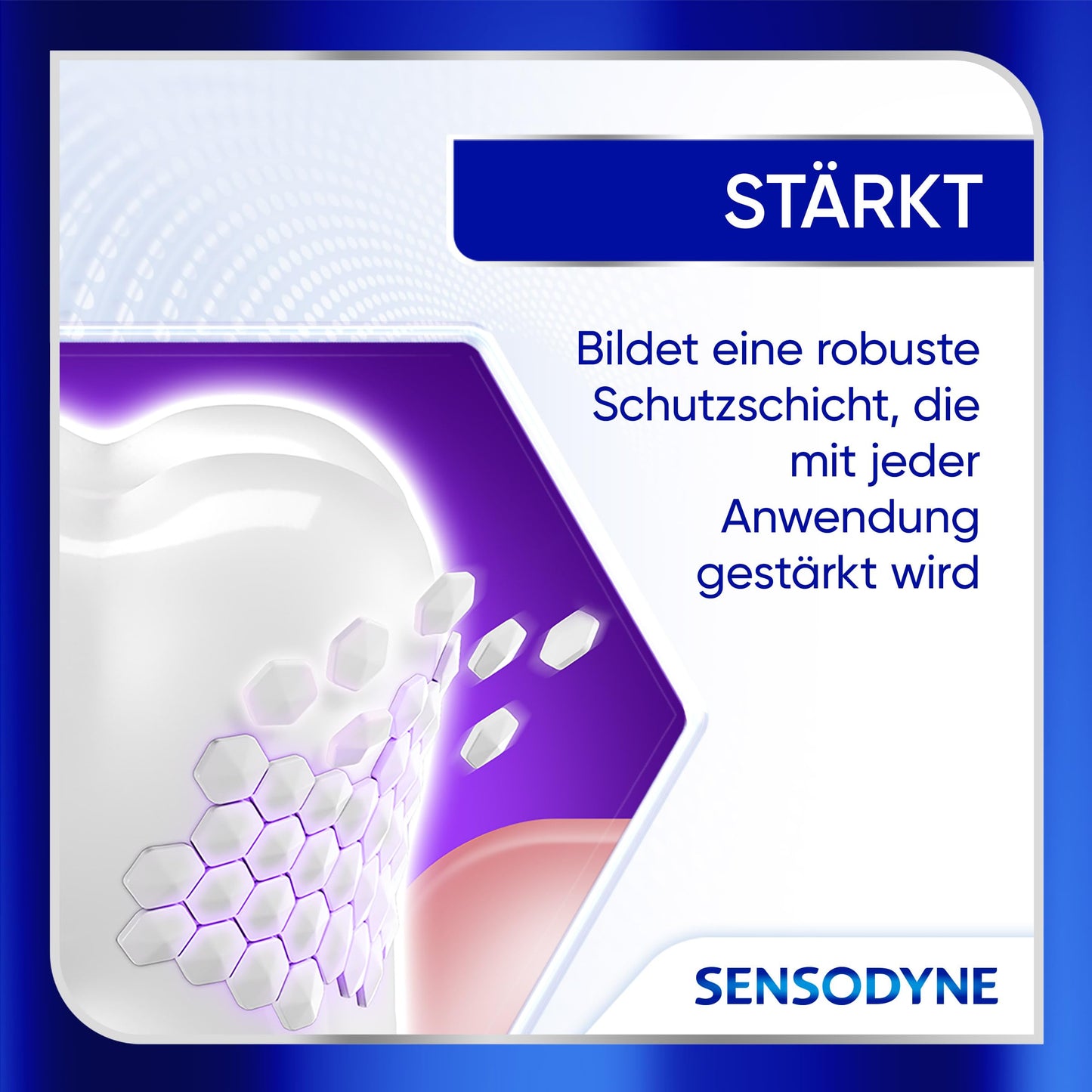 Zahnpasta - Sensodyne Clinical Repair, Zahncreme für empfindliche Zähne mit 5 % NovaMin, für langanhaltende Linderung, 3x75ml