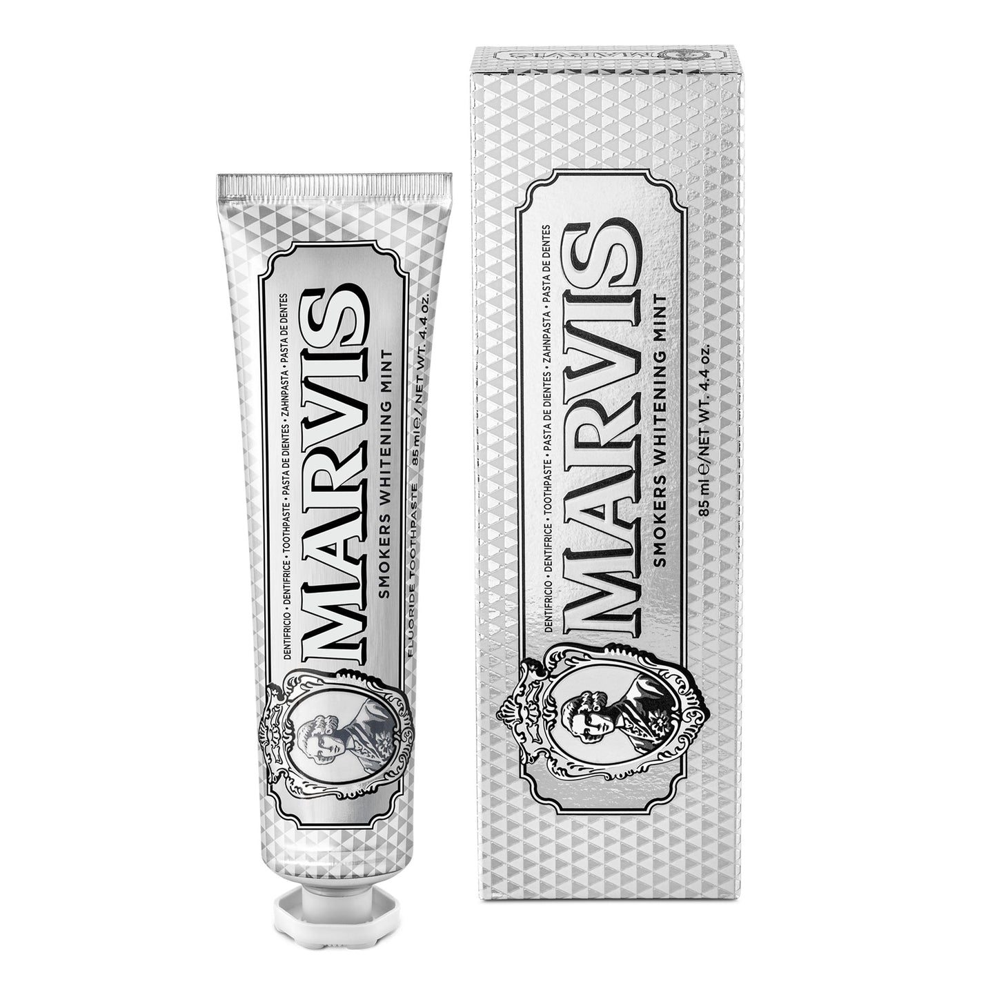 Marvis Smokers Whitening Mint Zahncreme, kühle Minze, 85 ml